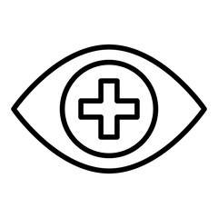 Outline Medicine Eye icon