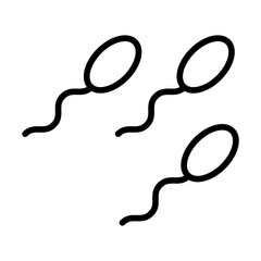 Outline Sperms icon