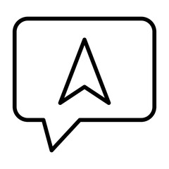 Outline Chat Navigation icon