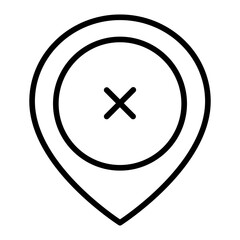 Outline Close Placeholder icon