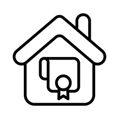 Outline House Agreement icon
