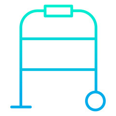 Outline gradient Walker icon