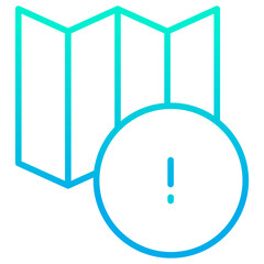 Outline gradient Map Info icon