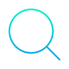 Outline gradient Search icon