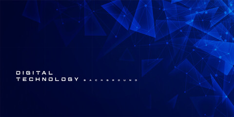 Digital technology banner green blue background concept, cyber technology circuit, abstract tech, innovation future data, internet network, Ai big data, futuristic wifi connection illustration concept