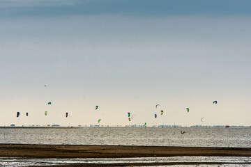 parapente en el rio