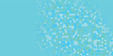 Fototapeta premium Geometric abstract Hexagon multi Color Background