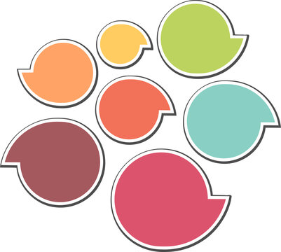 dialogue bubble icon, on a transparent background, PNG format