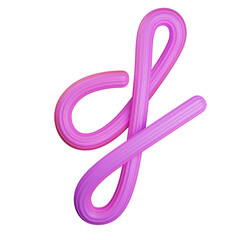 3D Creamy Letter G