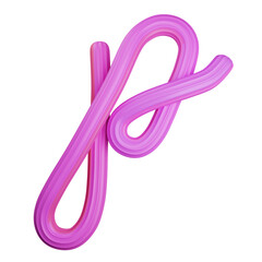Fototapeta premium 3D Creamy Letter P