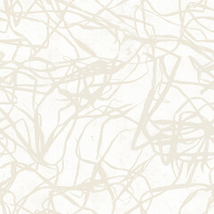Obraz premium Plant-stamped hand printed seamless pattern. Dry grass on ground. Surface for fashion, textile, wallpaper, gift wrapping paper, decoration, card, print, wedding invitation, background, wall art. 