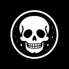 Fototapeta premium Skeleton | Minimalist and Simple Silhouette - Vector illustration