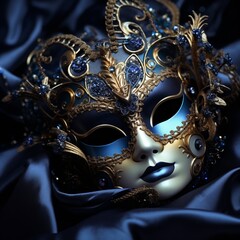 Venetian carnival mask beautiful luxury stock photos AI generated art