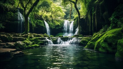 waterfall in the forest
