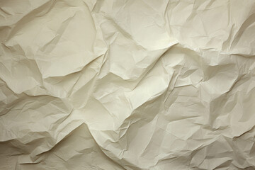 Obraz premium White crumpled paper background. Crumpled paper texture.