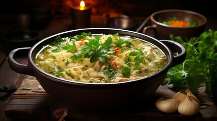 vegetable soup with meat