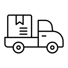 Delivery Outline Icon