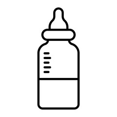 Kids bottle Outline Icon