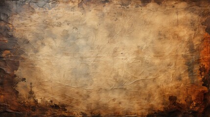 Fototapeta na wymiar Burnt Edges Parchment Paper Texture Background