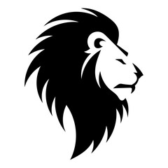 Fototapeta premium lion silhouette vector logo