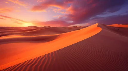 Gardinen Desert dunes at sunset, aspect-ratio 16:9, background © Your Landscape 