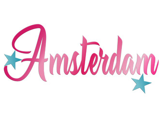 Amsterdam - ideal for websites, emails, presentations, greetings, banners, cards, books, t-shirt, sweatshirt, prints, mug, Sublimation, Cricut	
 - obrazy, fototapety, plakaty