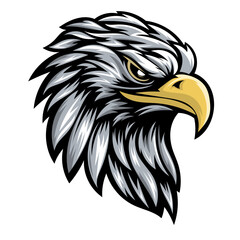 eagle head mascot vector logo