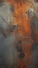 Realistic scratched metal texture or background