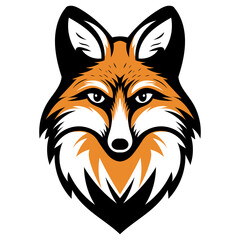 Obraz premium fox head mascot vector logo