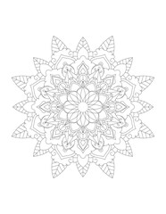 Mandala. Mandala Coloring Pages. Flower Mandala. Coloring Pages