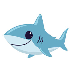 cute little shark vector illustration