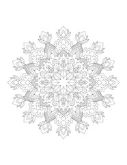 Mandala. Mandala Coloring Pages. Flower Mandala. Coloring Pages