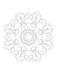 Mandala. Mandala Coloring Pages. Flower Mandala. Coloring Pages