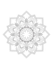 Mandala. Mandala Coloring Pages. Flower Mandala. Coloring Pages