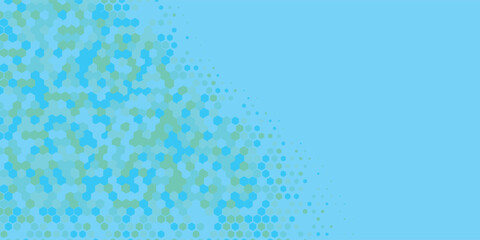 Geometric abstract Hexagon multi Color Background