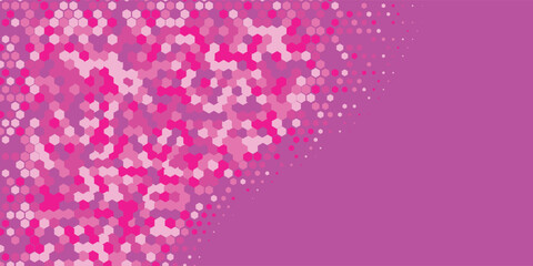 Geometric abstract Hexagon multi Color Background