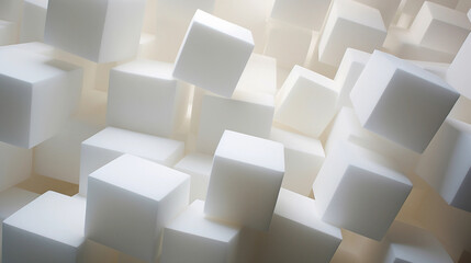 Elegant 3D Square Pattern on Any Material: A Fusion of Modernity and Timeless Design