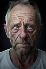 Obraz premium hombres tristes y deprimidos