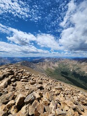 View from the summit of Mount Elbert, Colorado