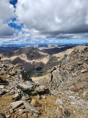 View from the summit of Mount Massive, Colorado