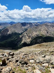 View from the Huron Peak trail, Colorado