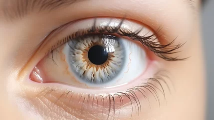 Möbelaufkleber ojos azules muy de cerca © cuperino
