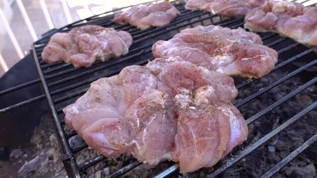 Contramuslo de pollo a la plancha