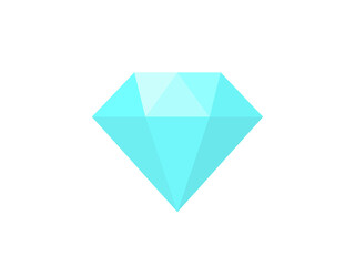 宝石（ダイヤモンド）アイコン：水色