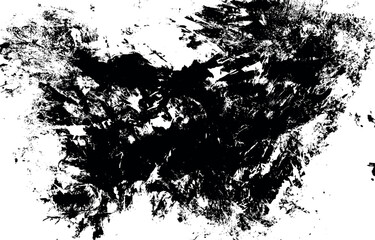 Vintage distress overlay with scratches and grunge texture in black and white. Flat vector illustration isolated