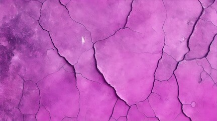 Purple pink grunge background. Toned rough cracked rock surface texture. Close-up. Colorful stone background with space for design.