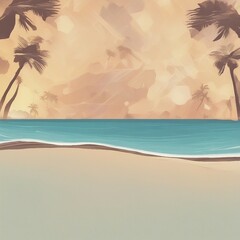 beach and trees background