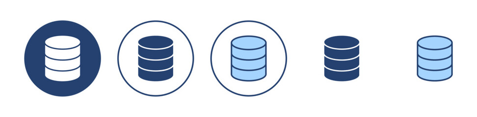 Database icon vector. database sign and symbol