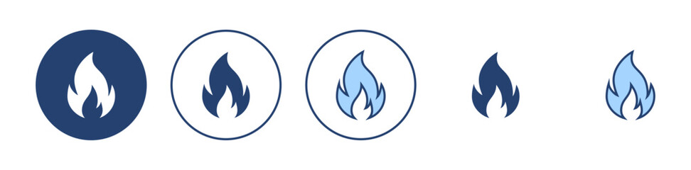Fire icon vector. fire sign and symbol