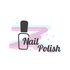 Beauty Nail Care Logo Vector Illustration Design Template